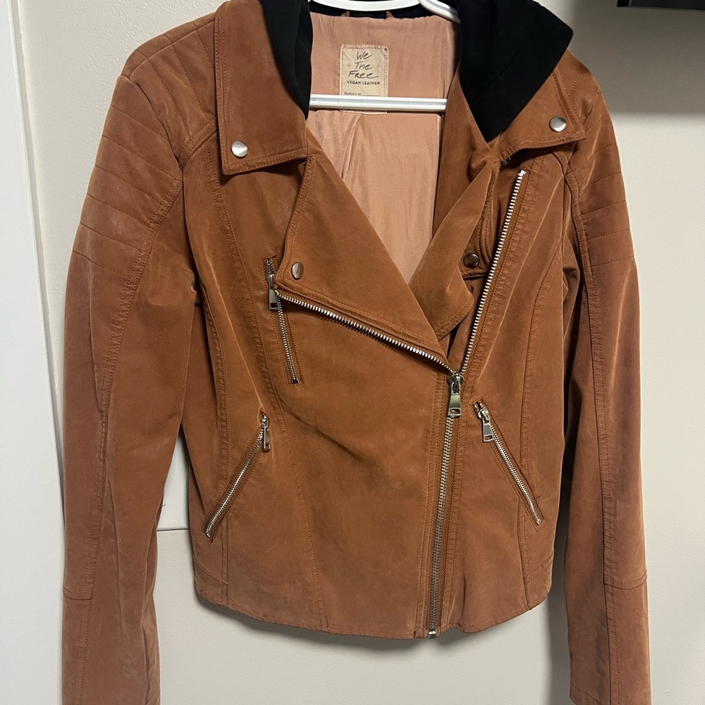 We The Free Vegan Leather Jacket